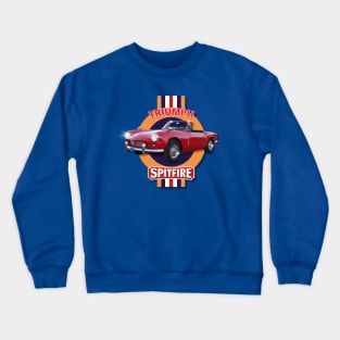 The Gorgeous Triumph Spitfire Sports Car Crewneck Sweatshirt